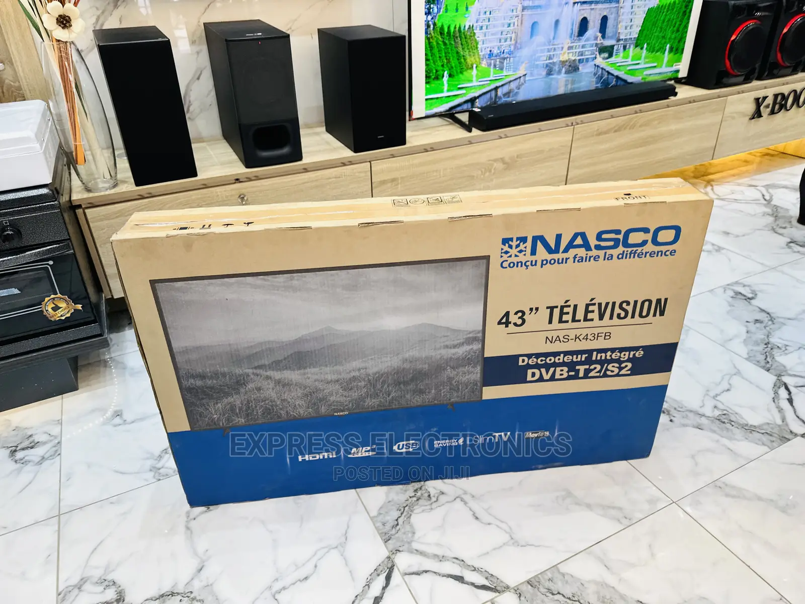 Nasco 43 Fhd Digital Satellite TV Nas-K43fb