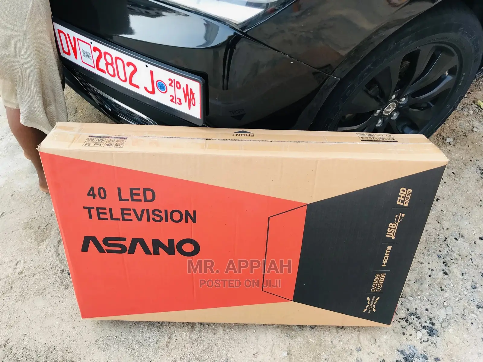 Asano 40 Digital Satellite HD TV – Black