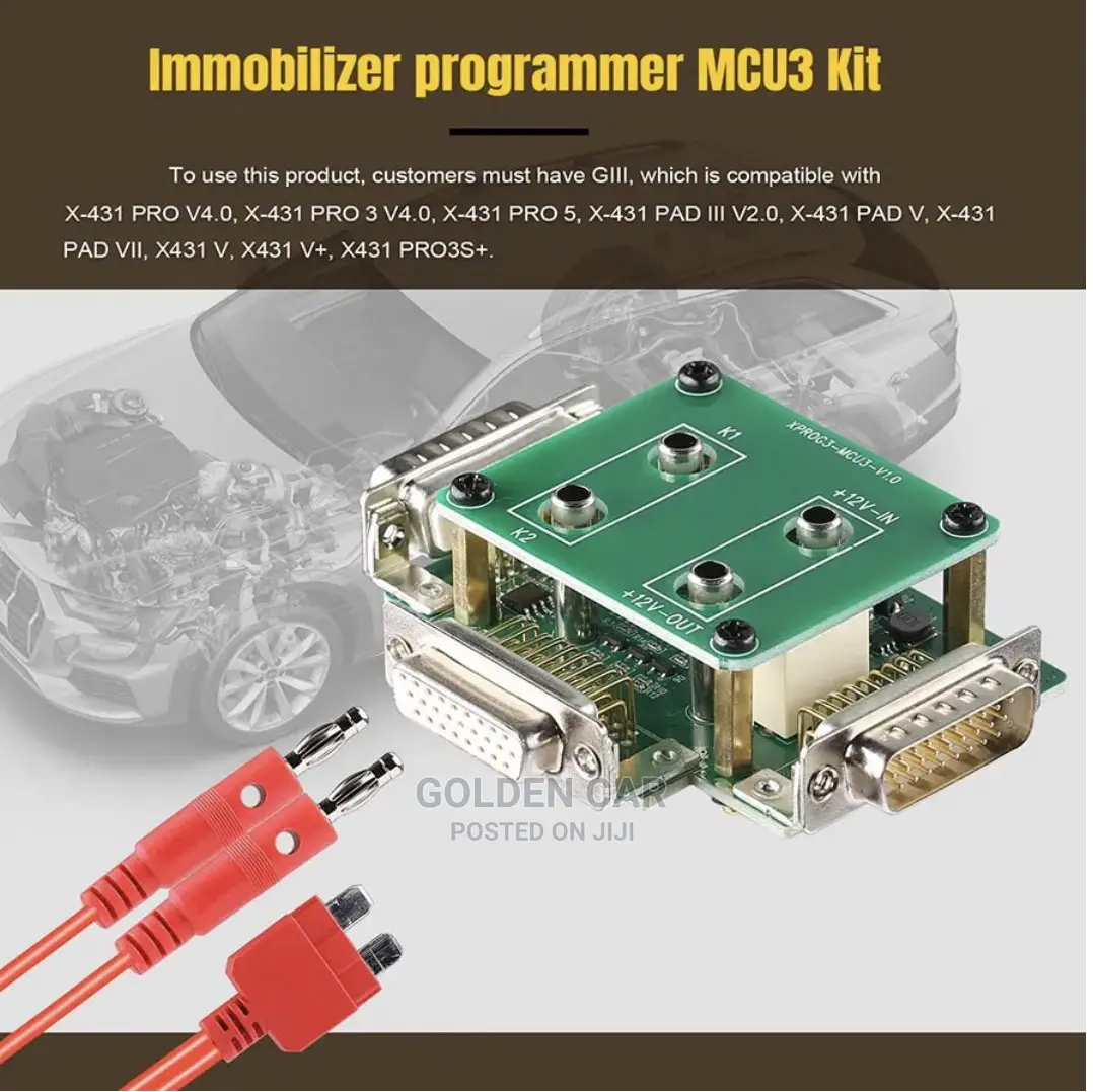 Launch X431 McU3 Adapter for X-Prog3 GIII Immo Programmer