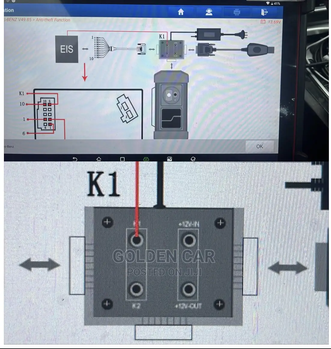 Launch X431 McU3 Adapter for X-Prog3 GIII Immo Programmer
