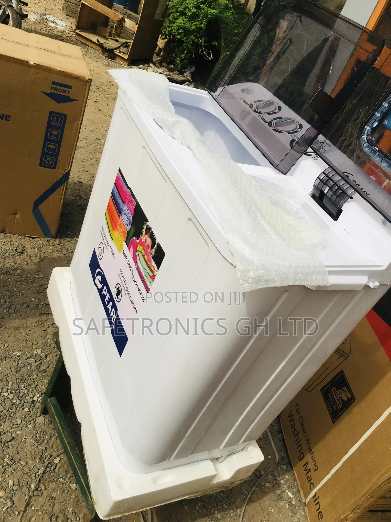 Twin Tub Semi Automatic Washing Machine PWM-70TT Pearl 7kg