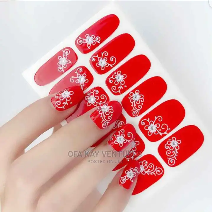 Fake Nail Wraps Polish Stickers