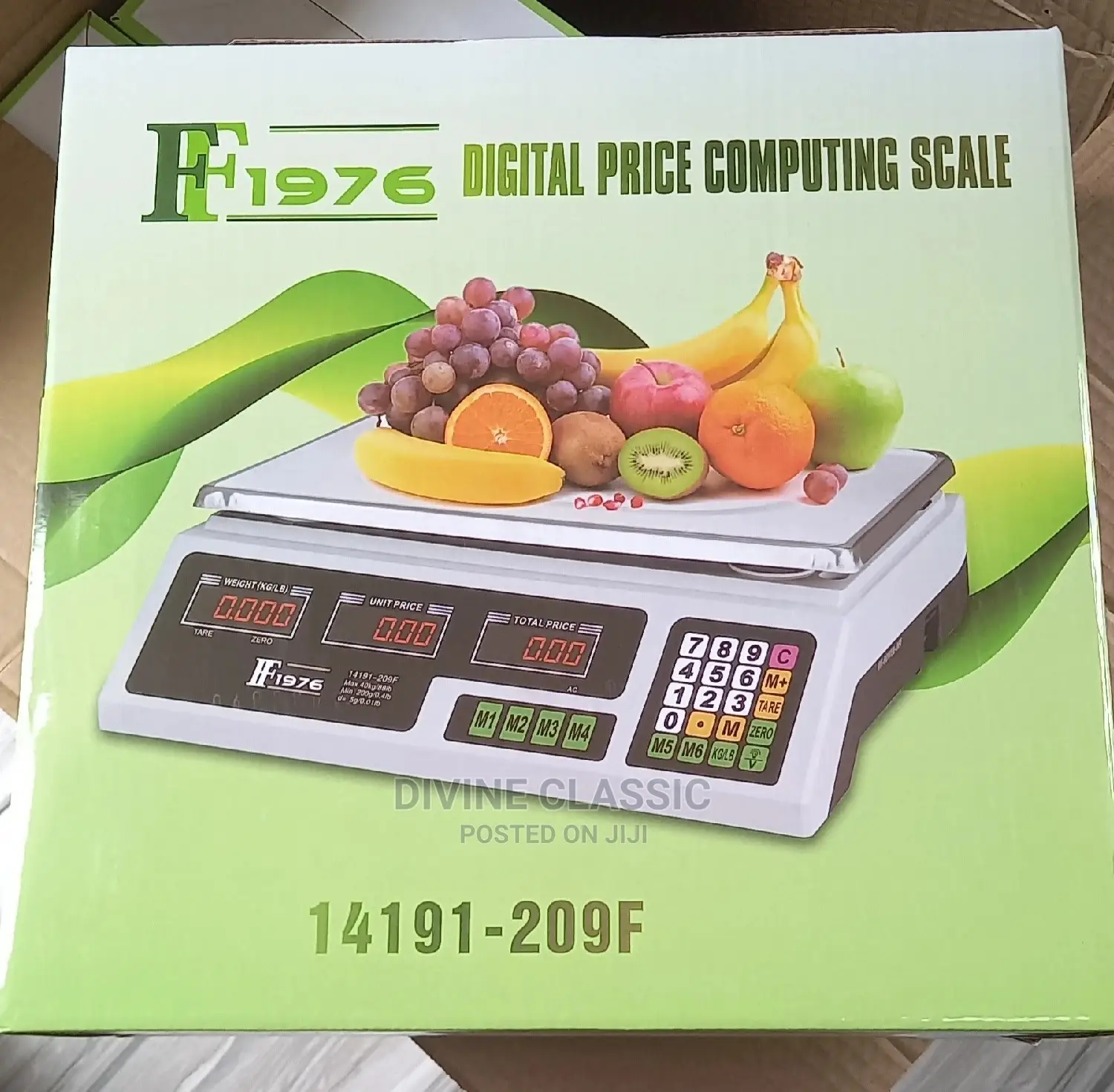 40kg Digital Pricing Computing Scale(Rechargeable)