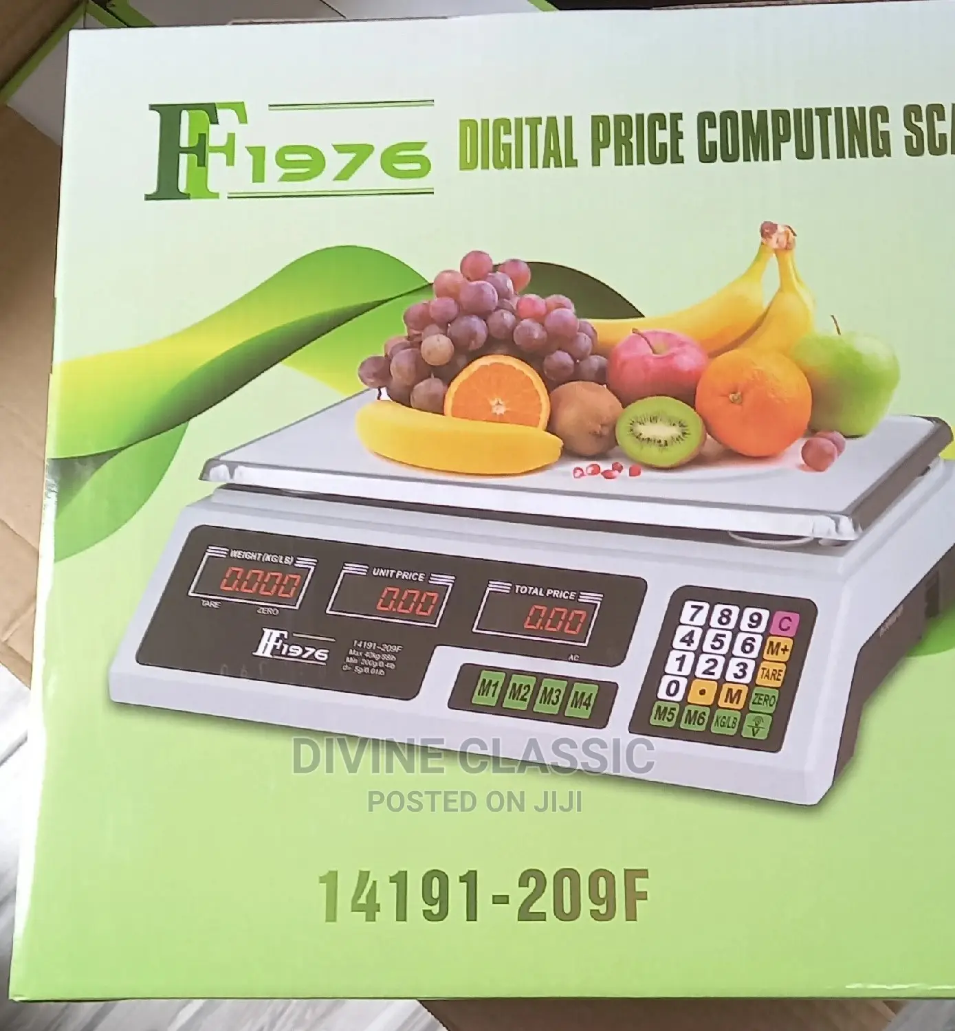 40kg Digital Pricing Computing Scale(Rechargeable)