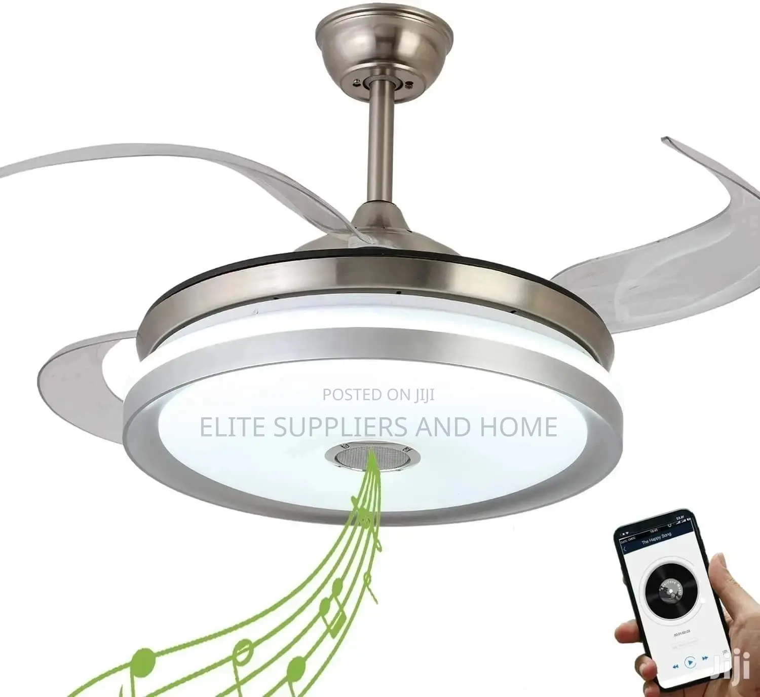 Foldable Fan With Light