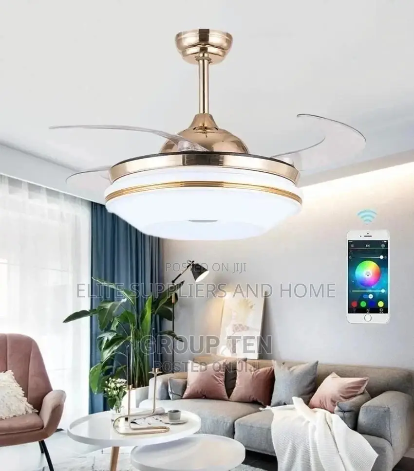Foldable Fan With Light