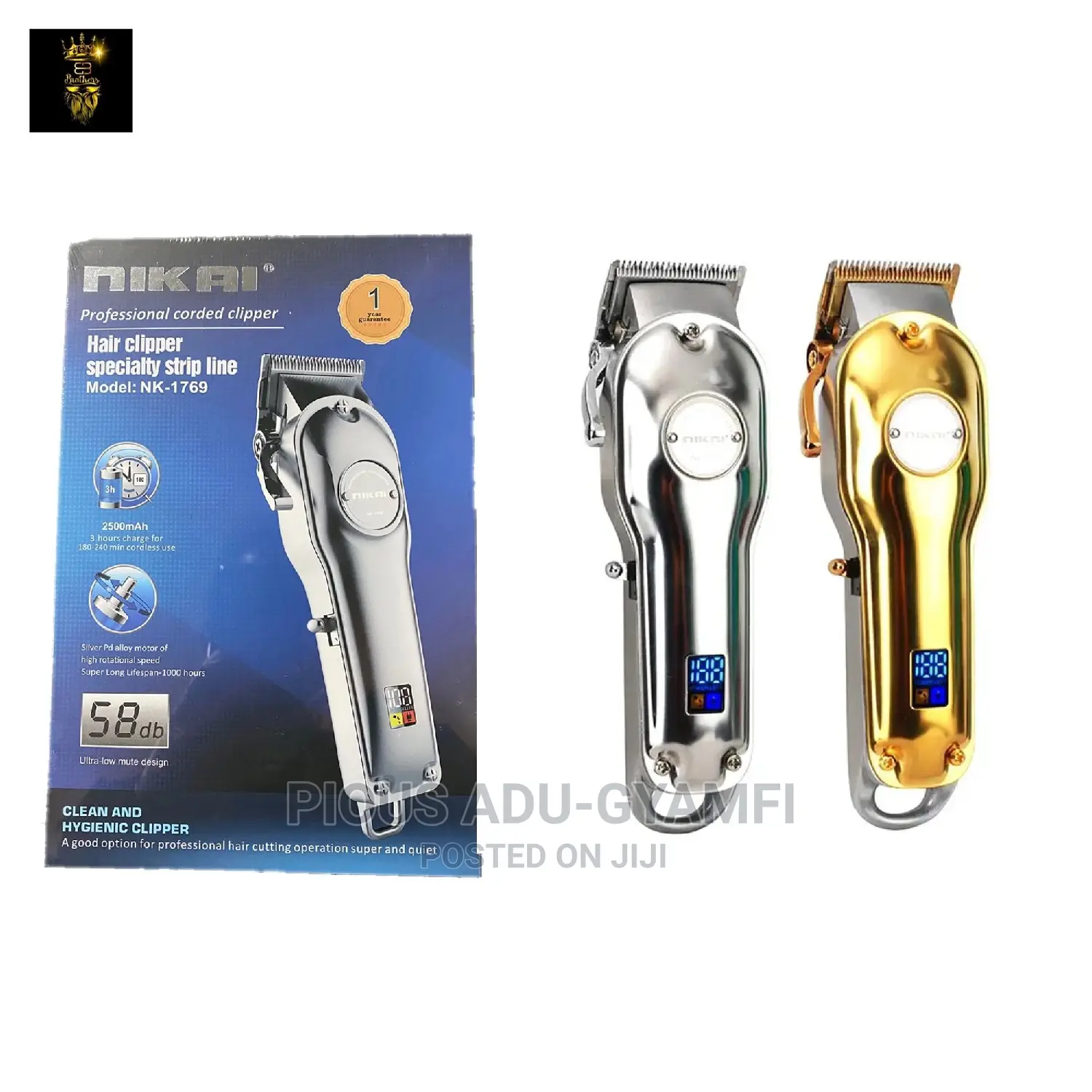 Nikai Cordless Hair Clipper