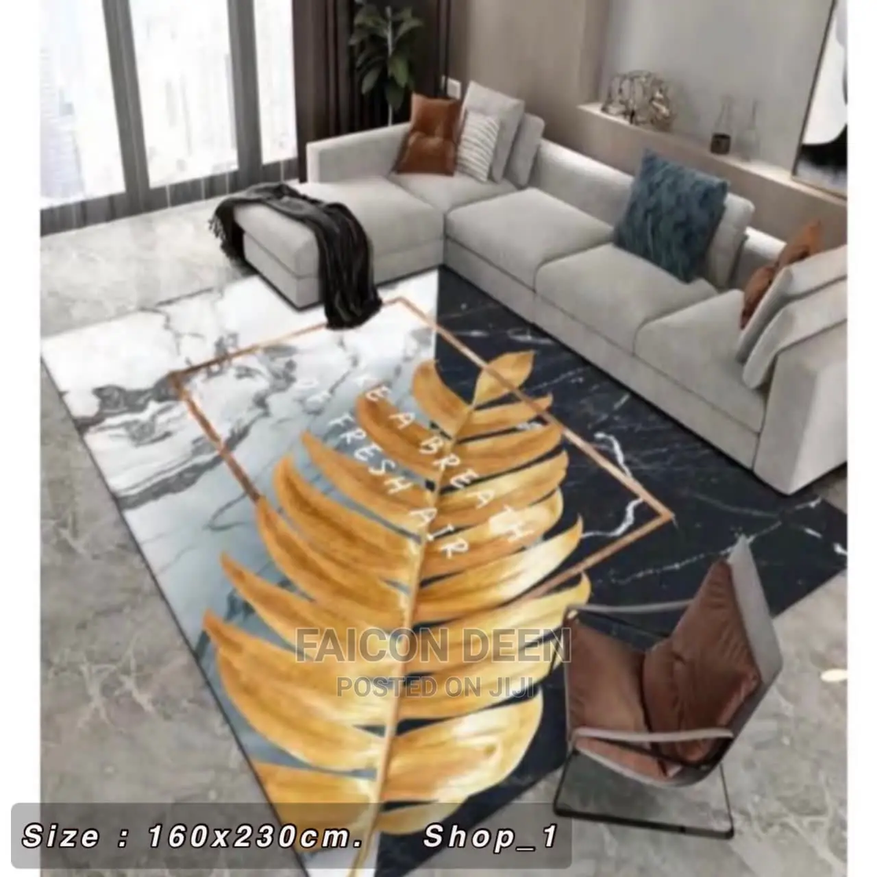 High Quality Luxury Living/Bedroom Hairy Carpets(Size200x300cm)