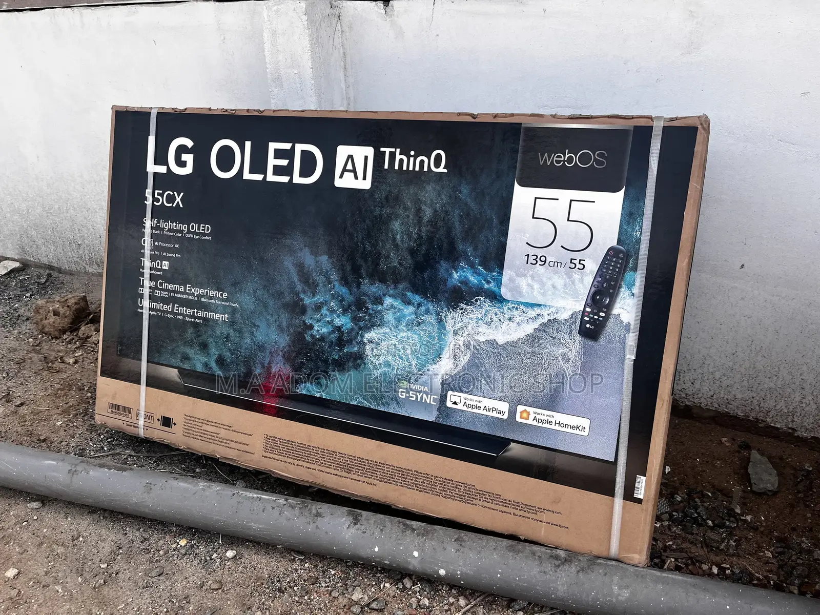 Crystal Clear LG OLED TV 55 Inch CX Series