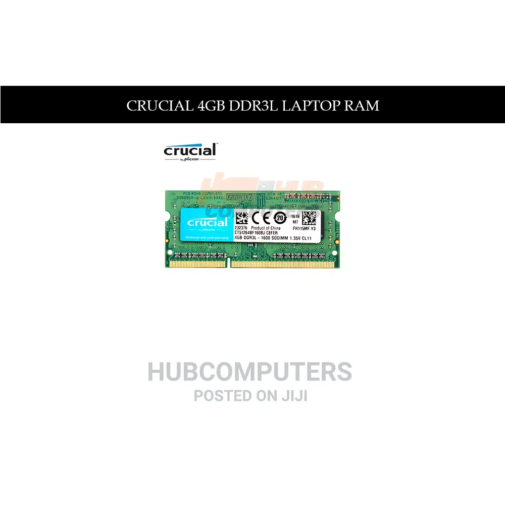 Crucial 4gb Ddr3l Laptop RAM