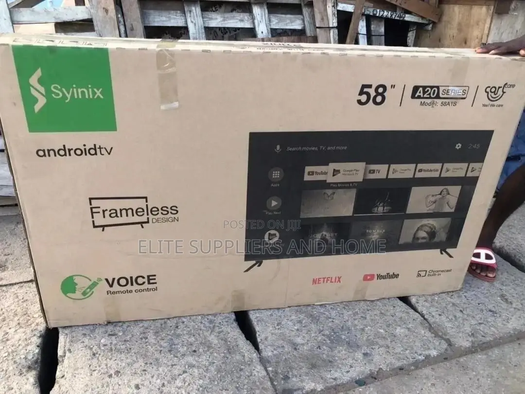 Synix 58 Inches Frameless Tv