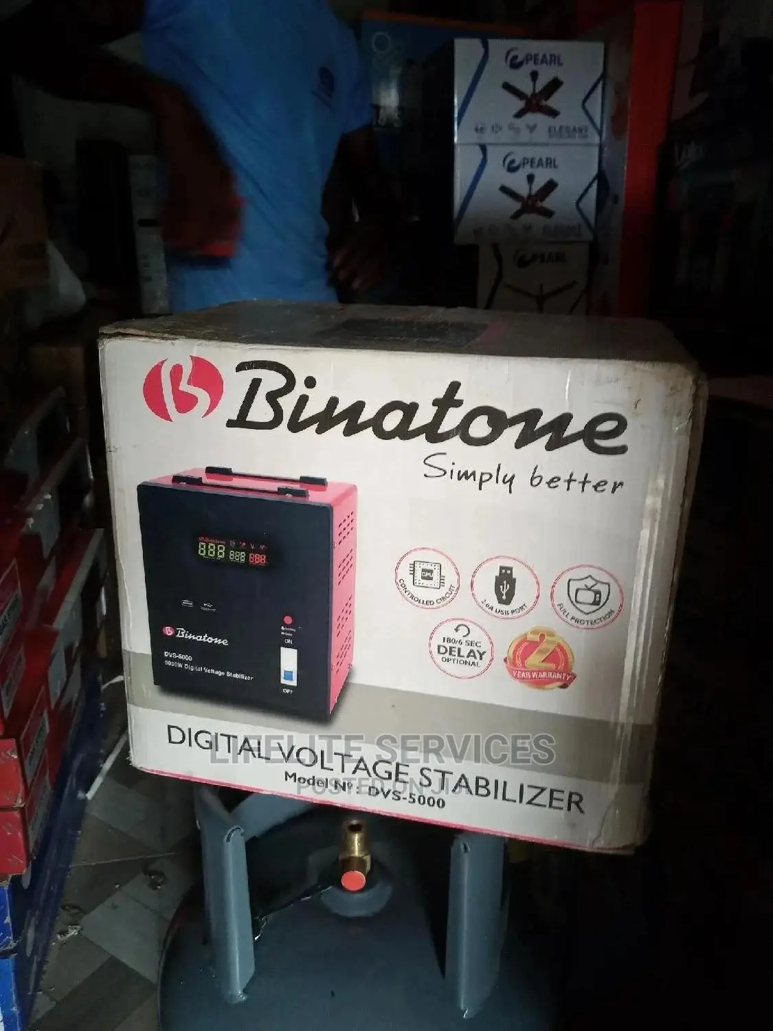 Binatone Digital Stabilizer 5000watt