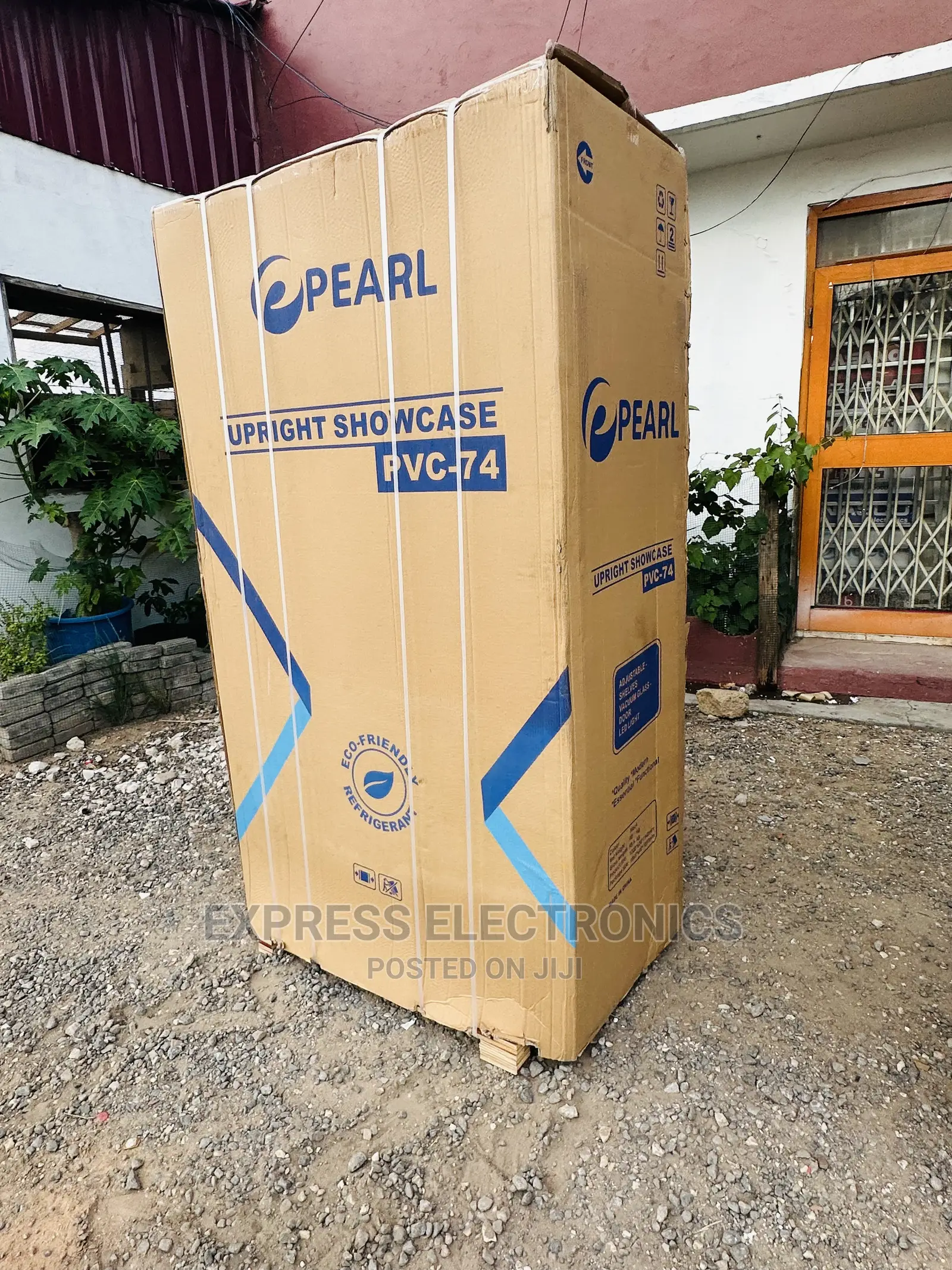 PVC-74 Newly Sealed Pearl Display Vertical Fridge