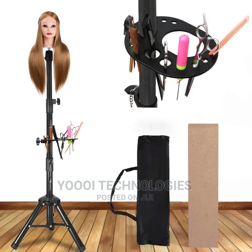 24”Mannequin Training Head With Tripod Stand and Tray