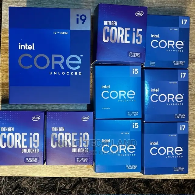 Intel Desktop Processors CORE I5 ,I7 , I9