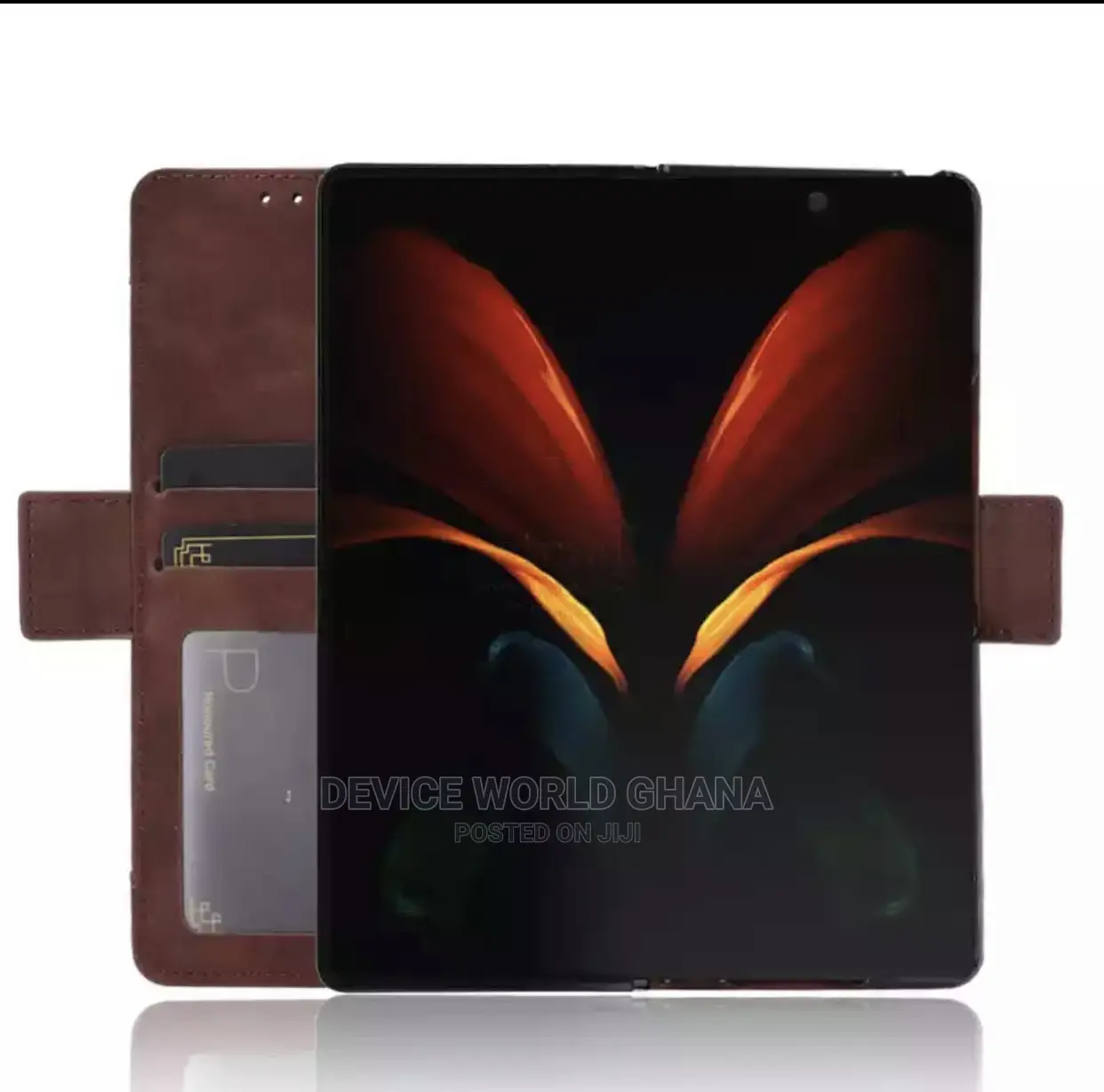 Cess Leather Flip Case for Samsung Z Fold 2