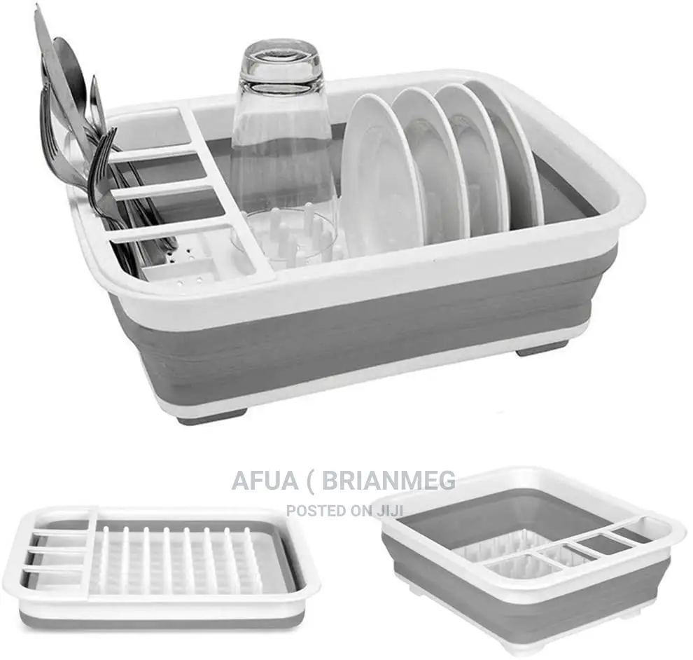 Folding DIY Silicon Dish Rack