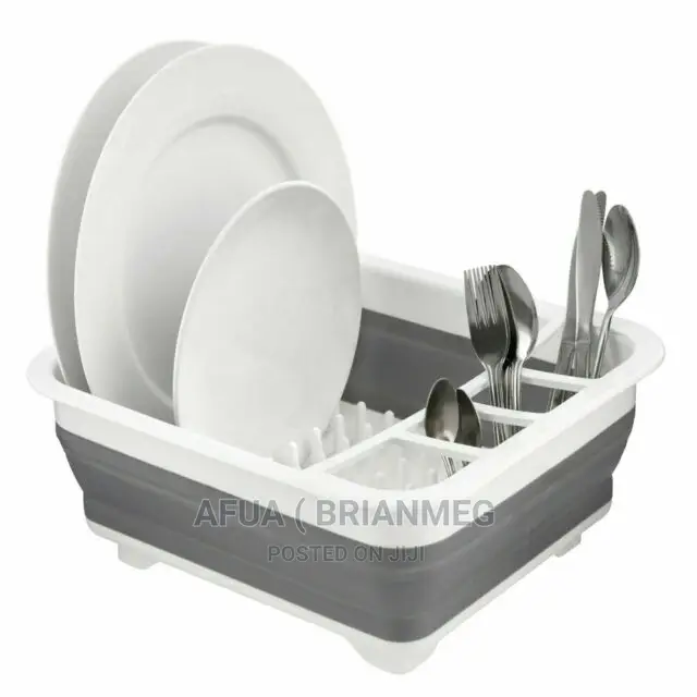 Folding DIY Silicon Dish Rack