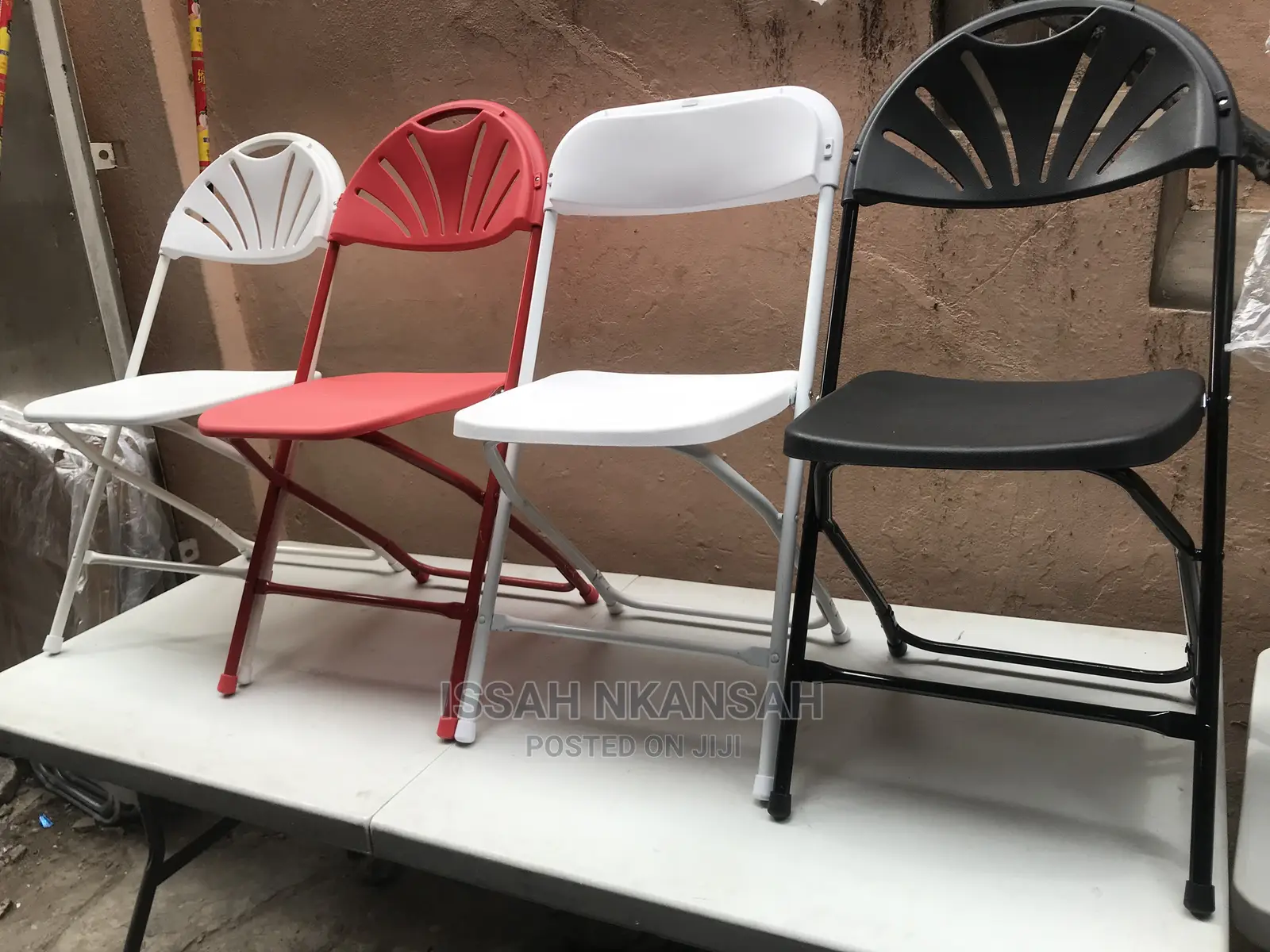 Flat Back Plastic Chairs
