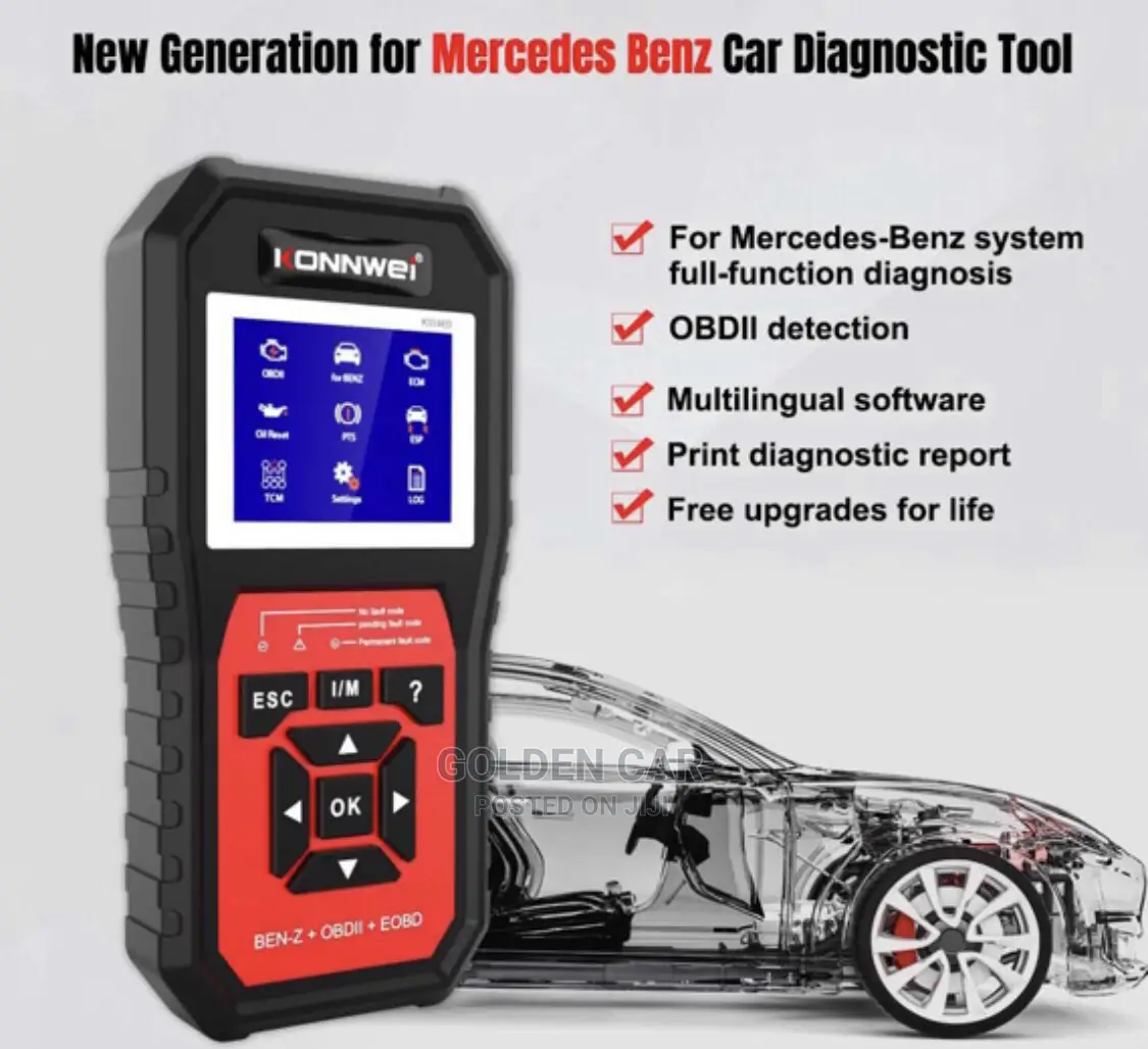 Konnwei KW460 Mercedes-Benz OBD2 Car Diagnostic Scanner