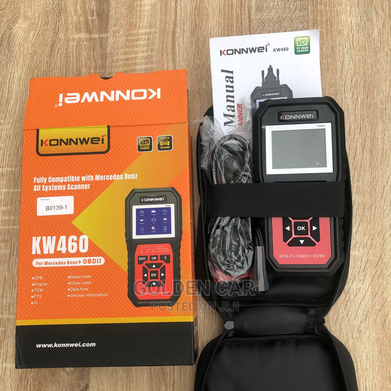 Konnwei KW460 Mercedes-Benz OBD2 Car Diagnostic Scanner