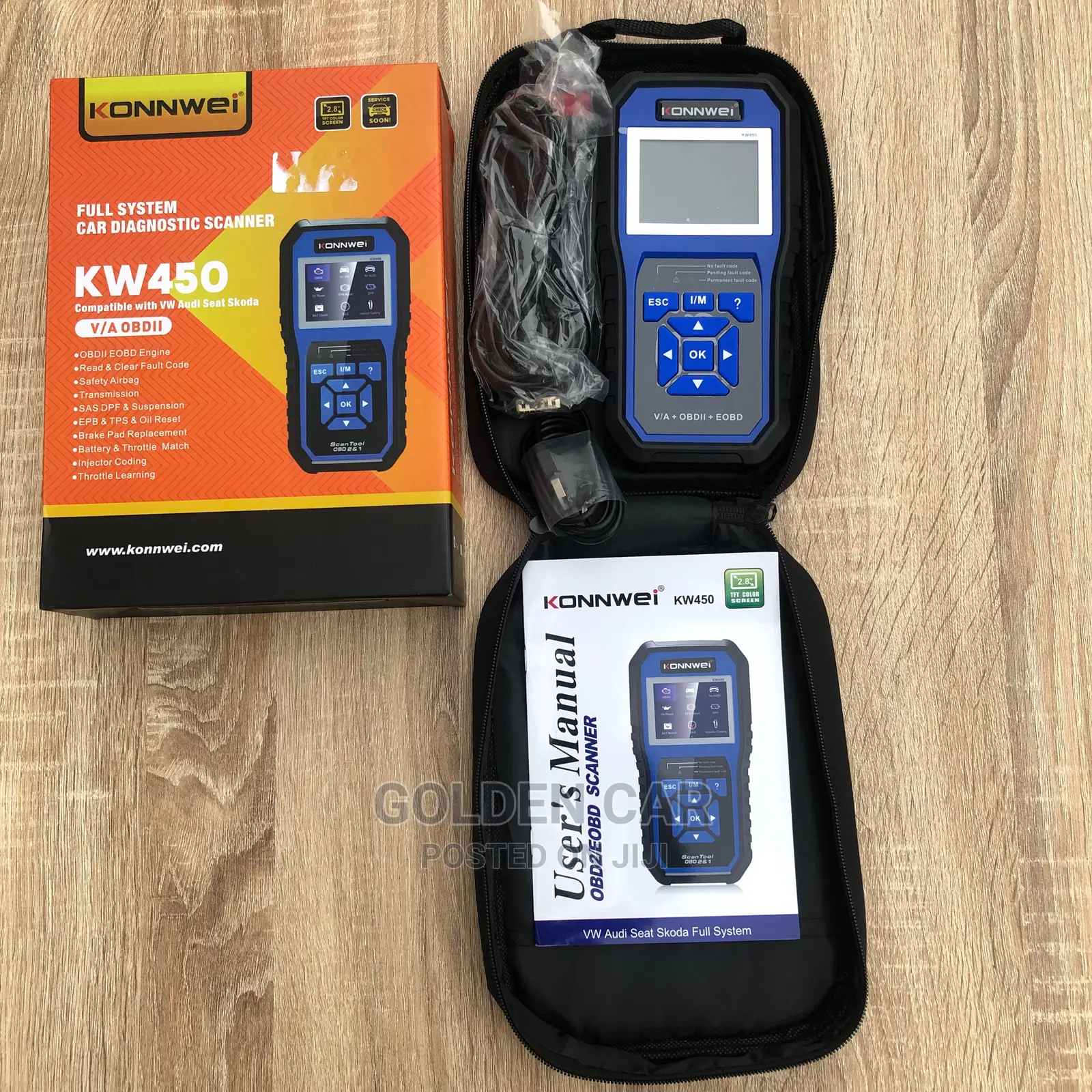 Konnwei KW450 for VW,Audi,Skoda OBD2 Car Diagnostic Scanner