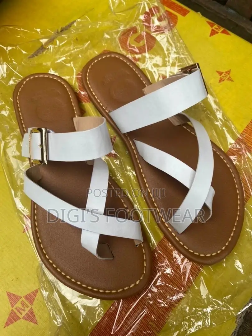 White Ladies Slippers