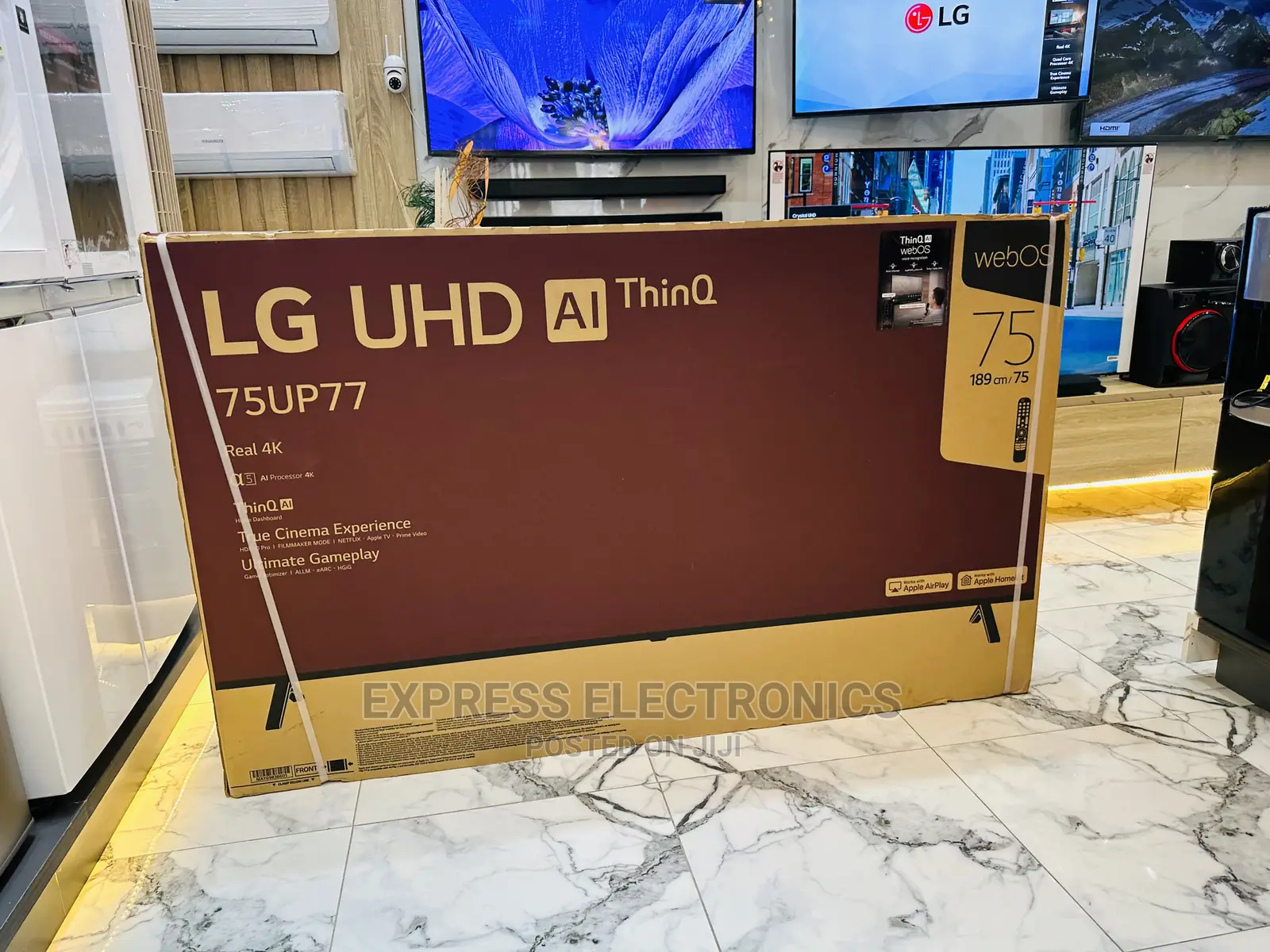 Buy From 10gig 75”UHD Smart Up77 LG