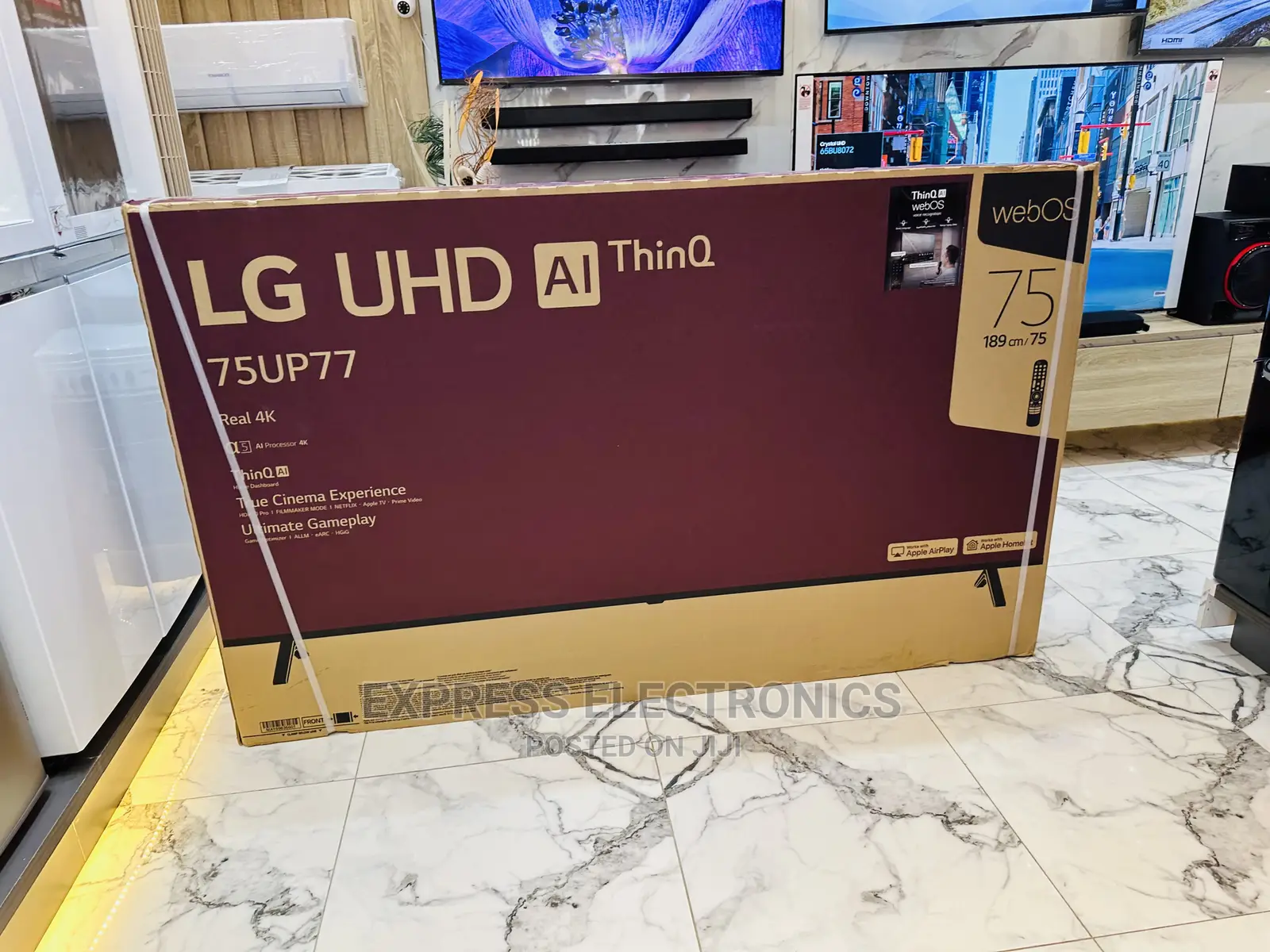 Buy From 10gig 75”UHD Smart Up77 LG