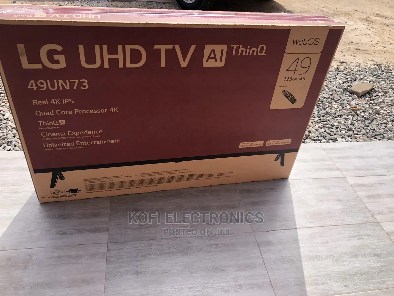 LG Uhd TV 49 Inch Un73 Series, Active HDR Webos Smart
