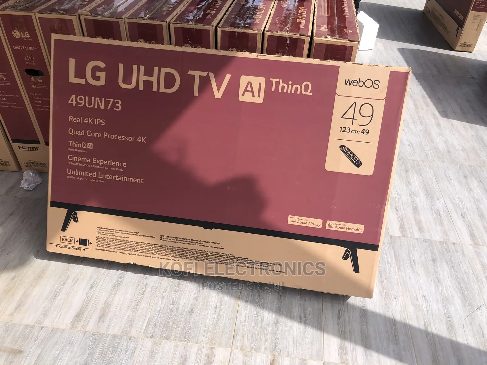 Sealed in Box LG UHD TV 49 Inch UN73 Series, Active HD