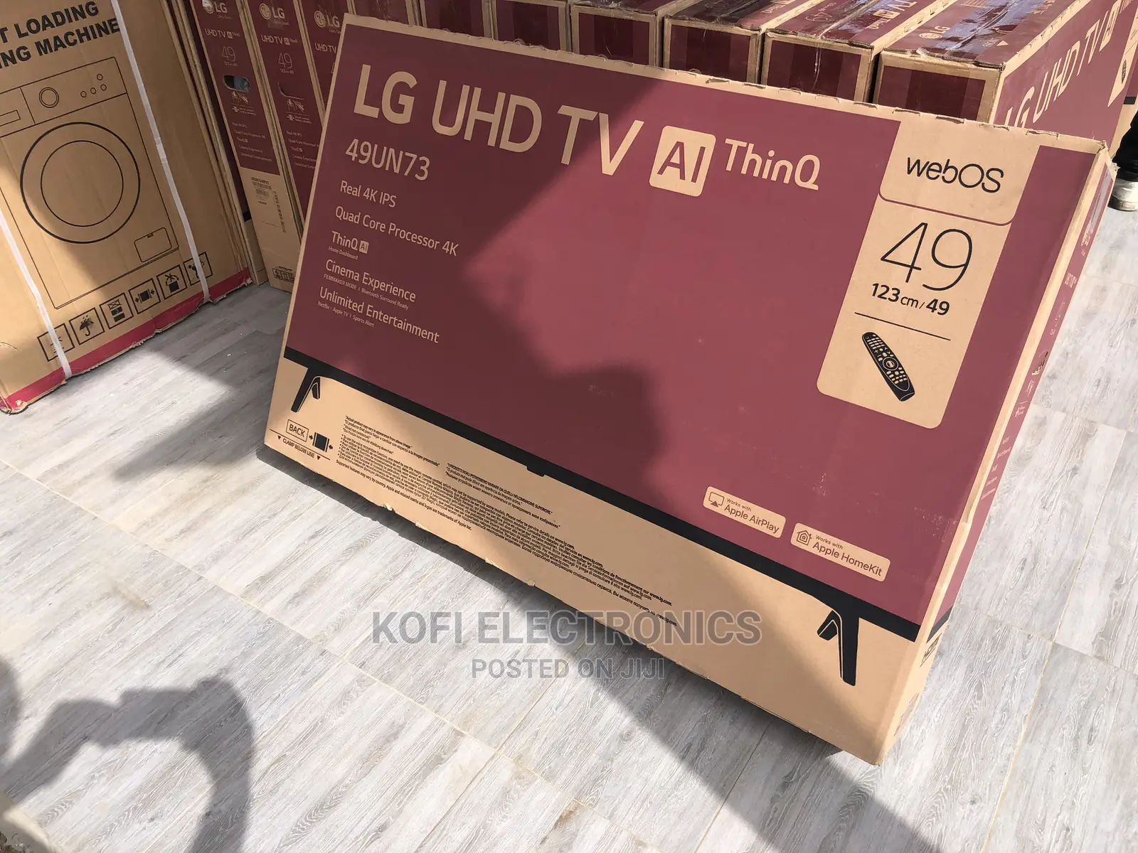 Sealed in Box LG UHD TV 49 Inch UN73 Series, Active HD