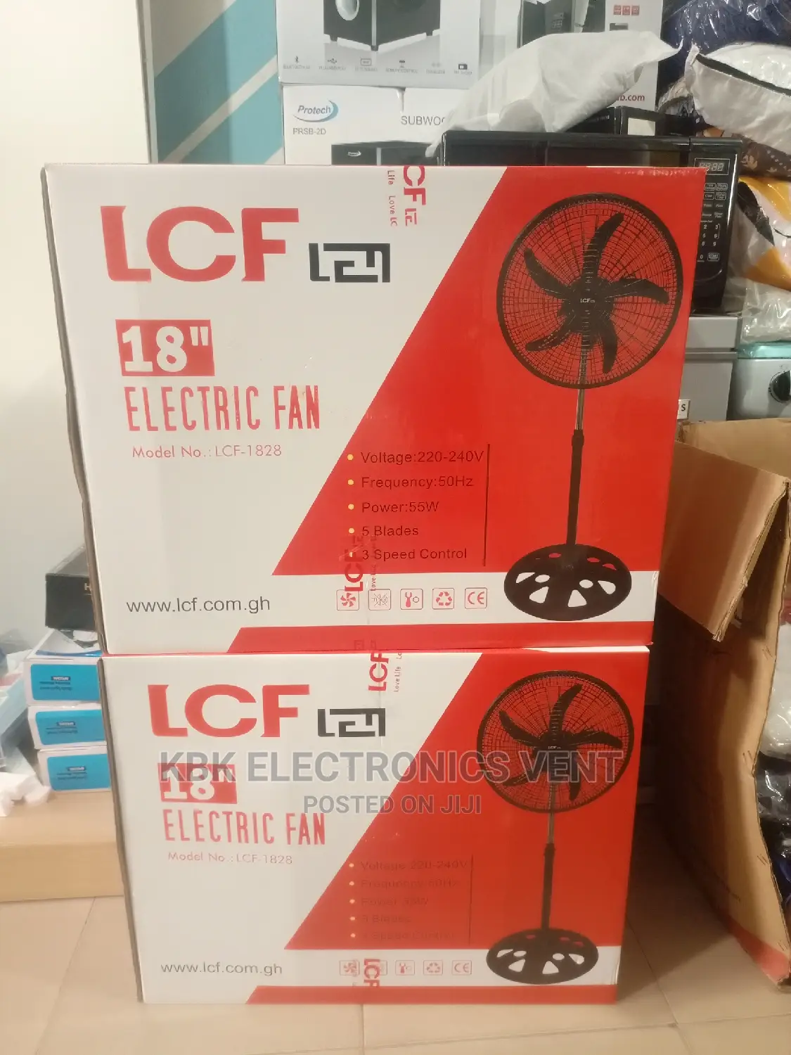 LCF 18" Electric Standing Fan