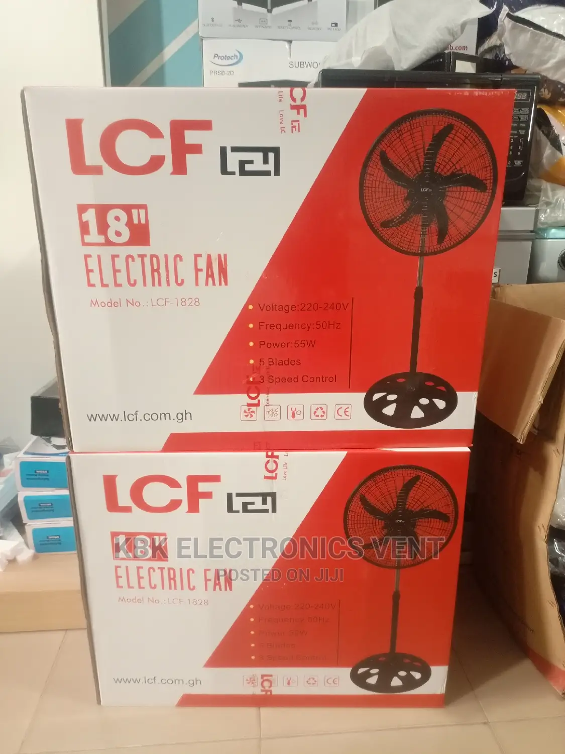 LCF 18" Electric Standing Fan