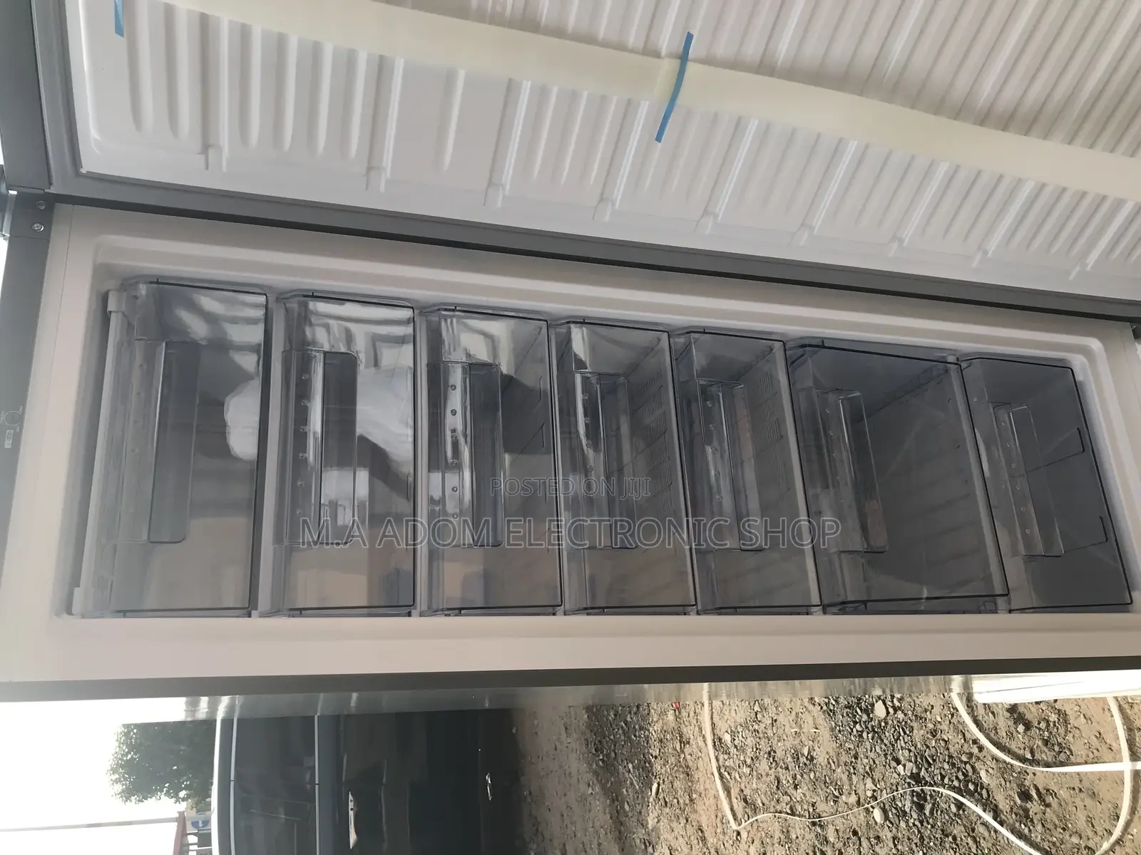 Plastic Interior Pearl Upright Freezer (Puf-370)