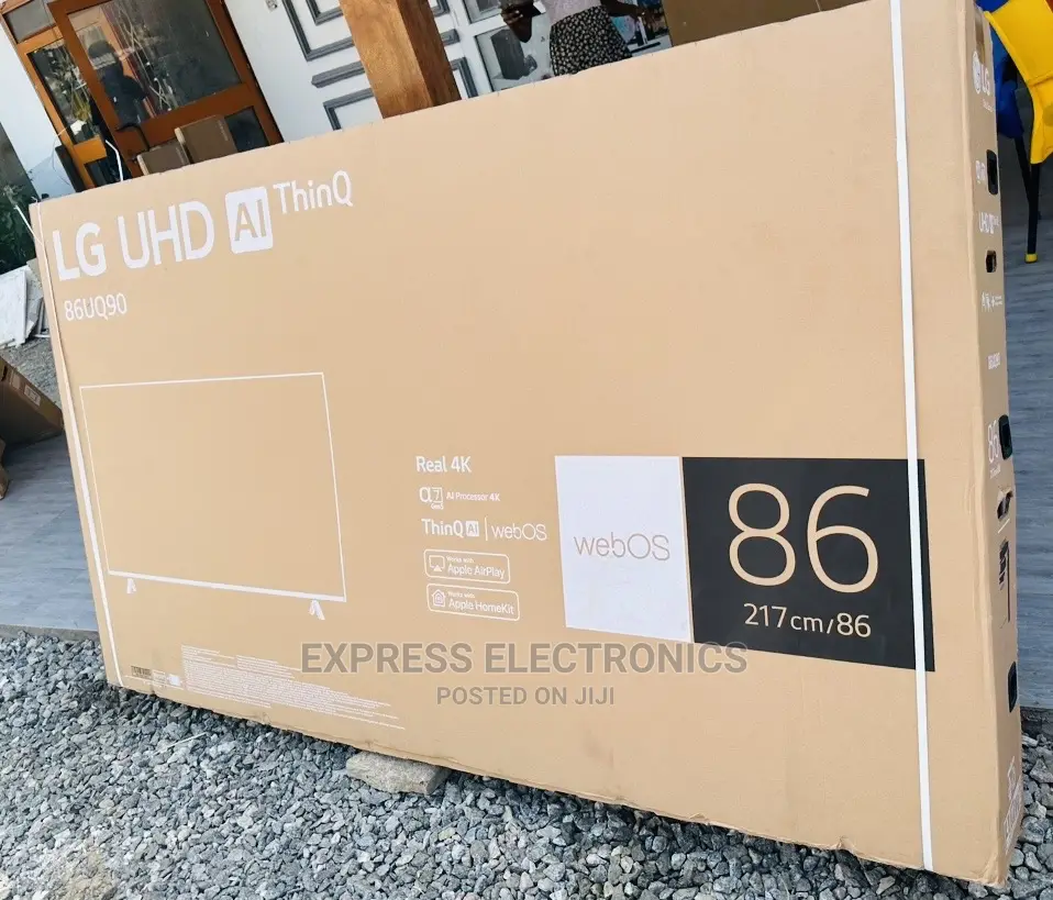 100% Pure Color Display UHD Smart LG 86”Up90 Tv