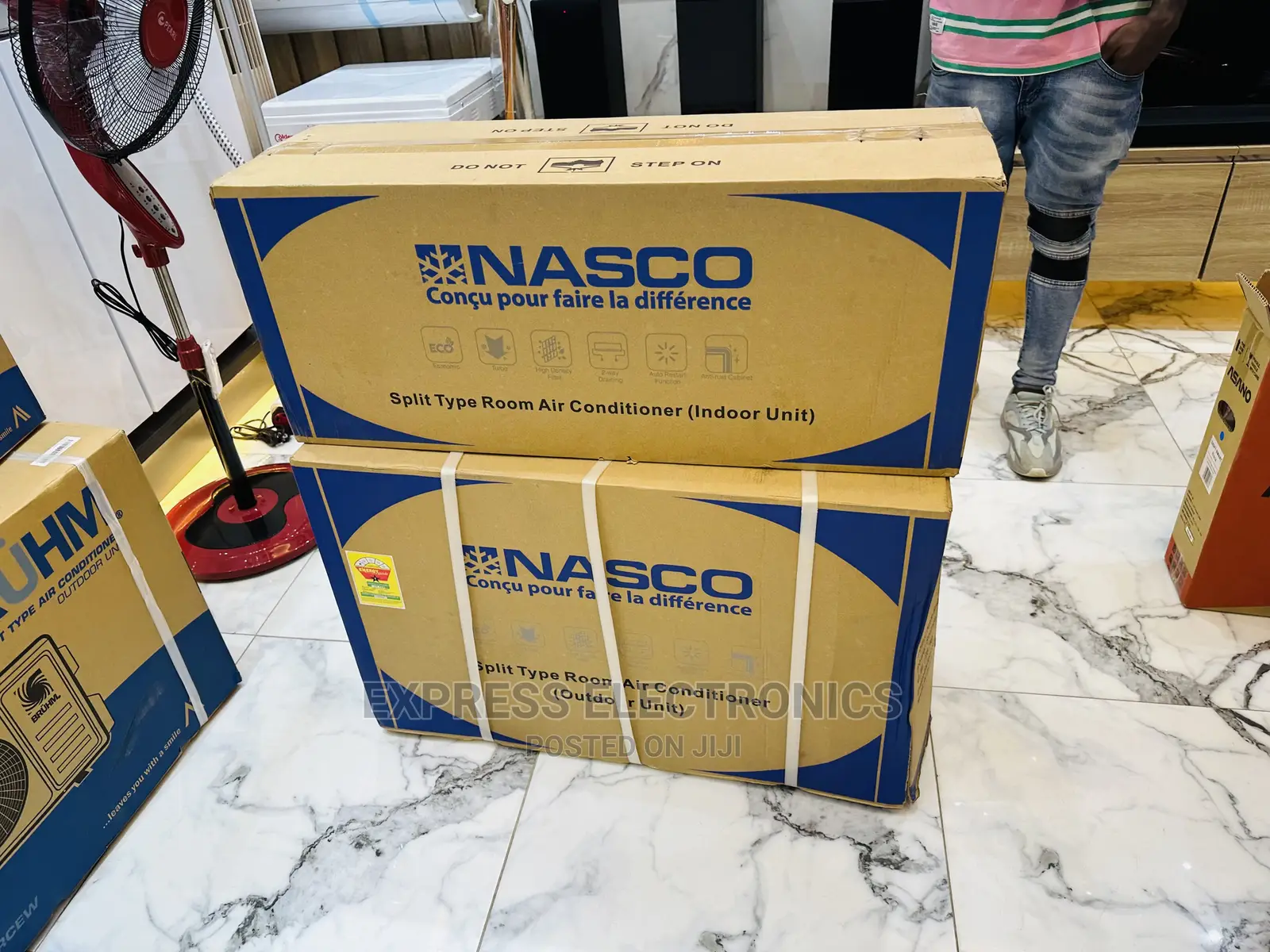 1.5hp Mirror Split Nasco AC Auto Power Recovery ‍