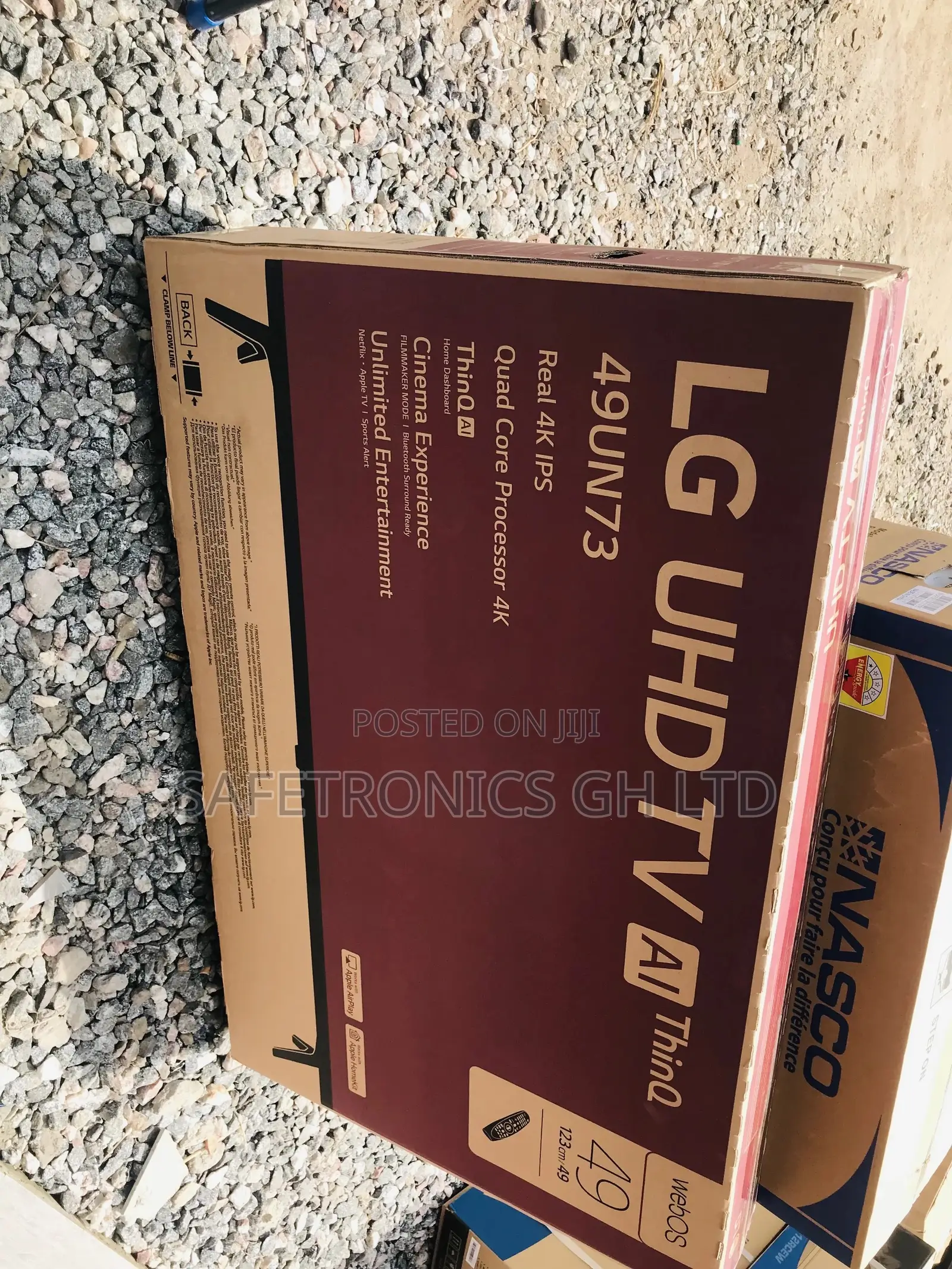 LG Uhd TV 49 Inch Un74 Active HDR Webos Smart