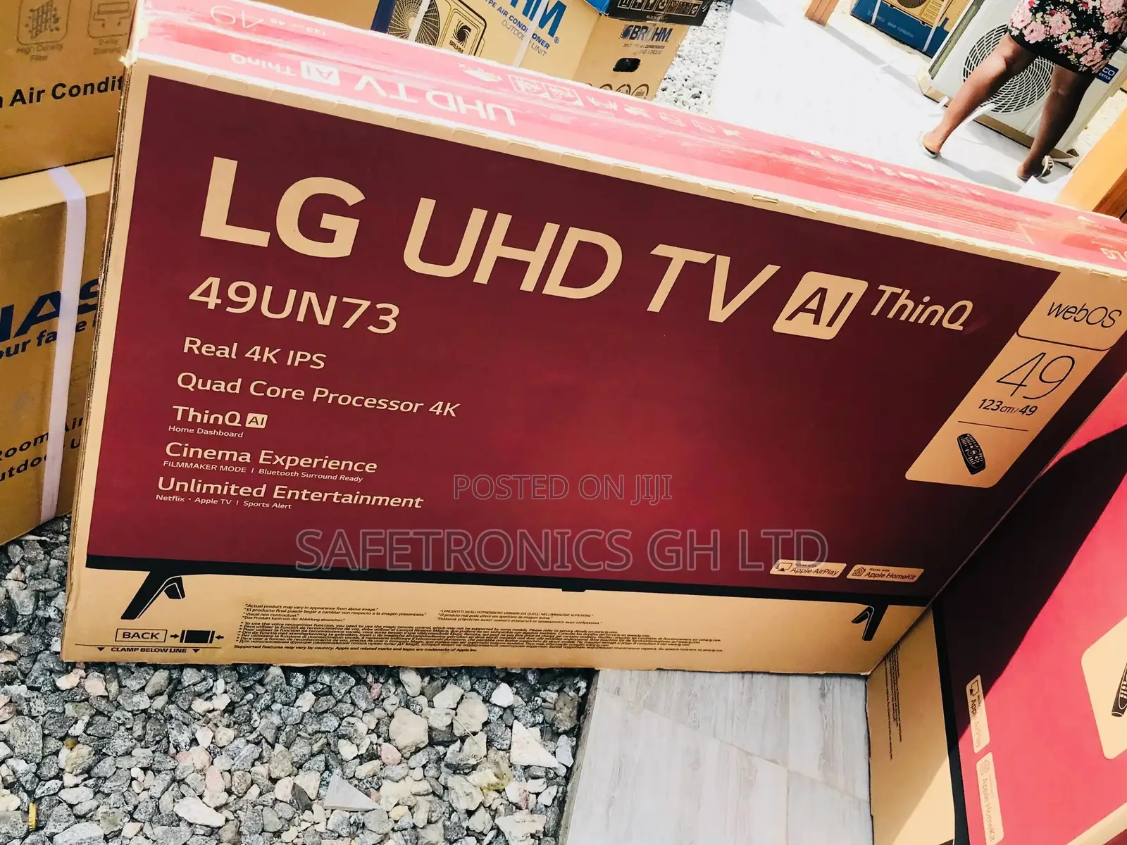 LG Uhd TV 49 Inch Un74 Active HDR Smart