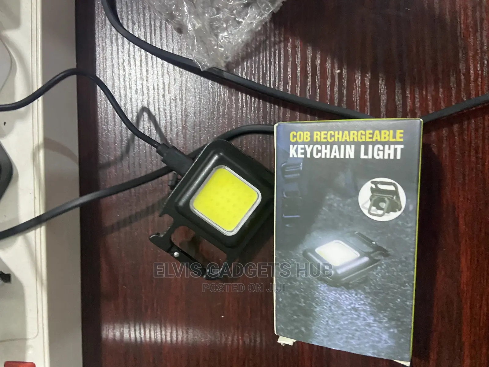 Cob Rechargeable Keychain Light