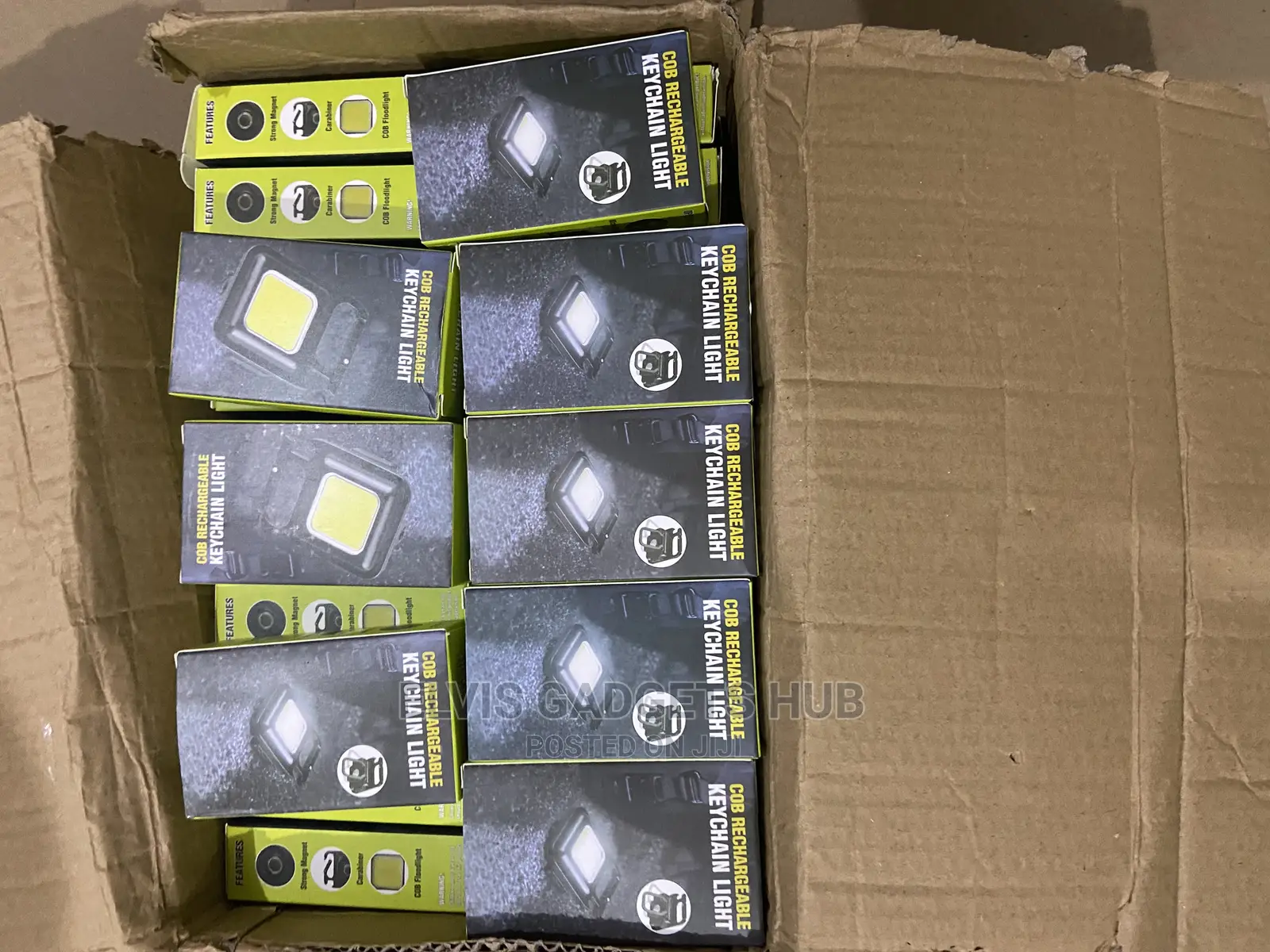 Cob Rechargeable Keychain Light