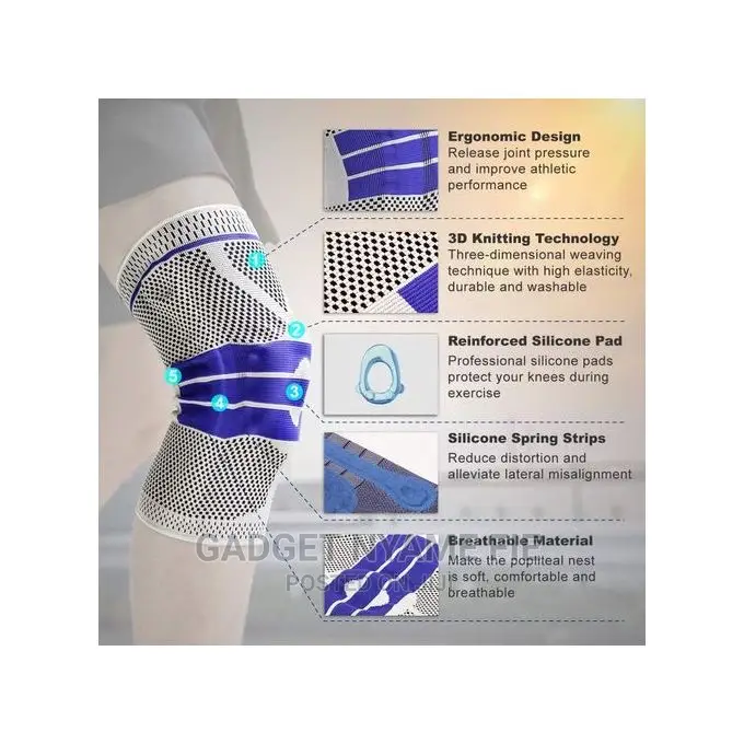 Knee Brace Compression Sleeve Stabilizer for Men Women