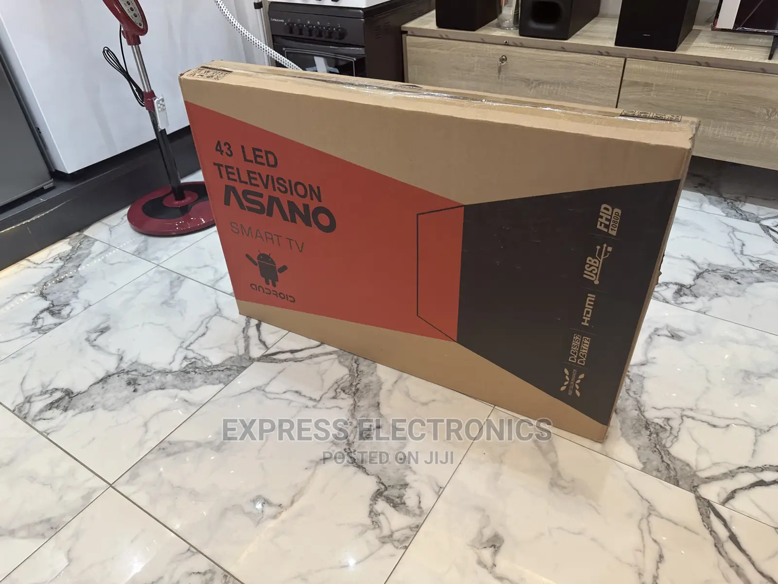 Dual LED Android Smart 43”UHD Asano Tv