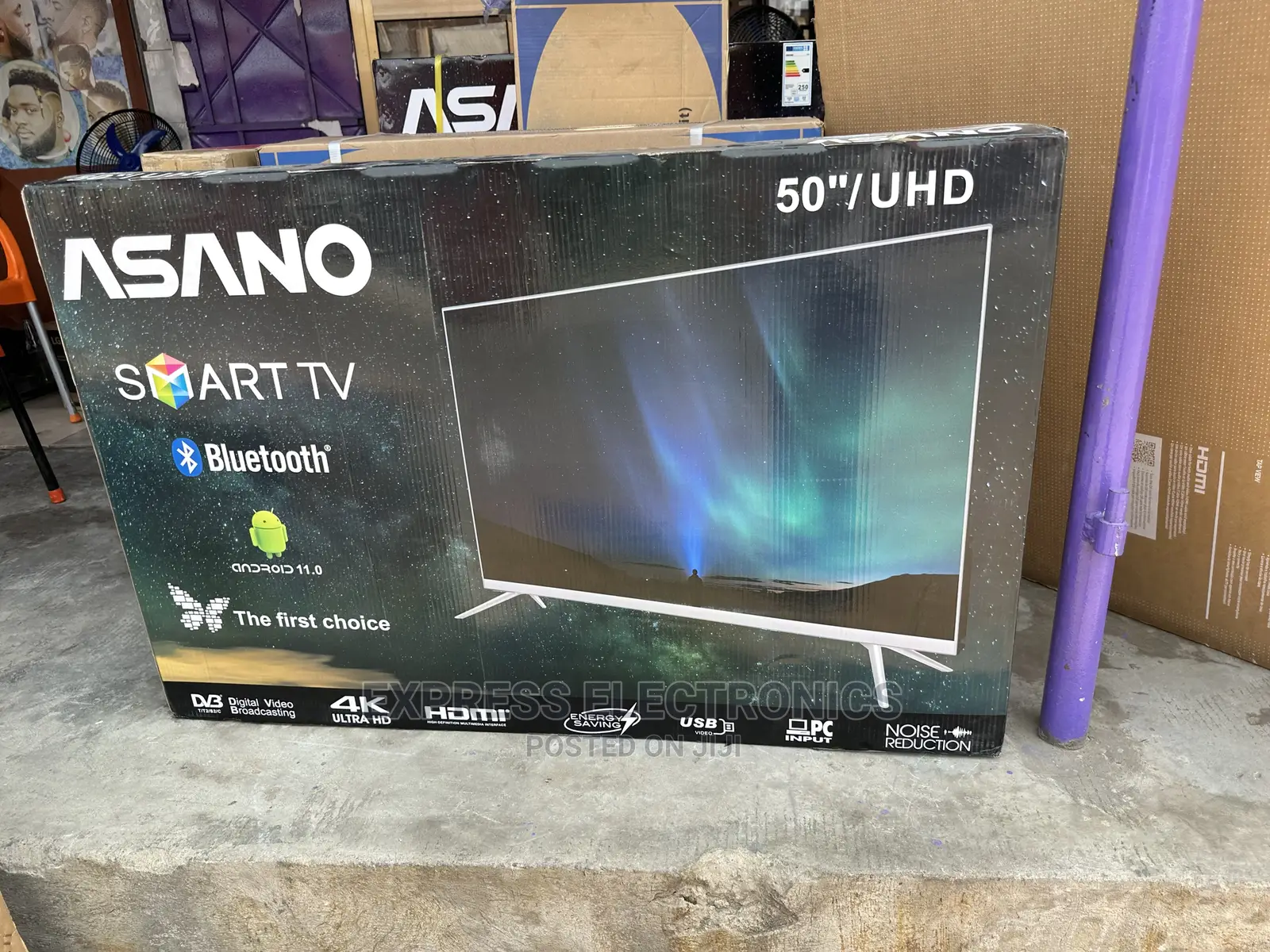 Call  for Newly Asano 50”UHD Smart Tv