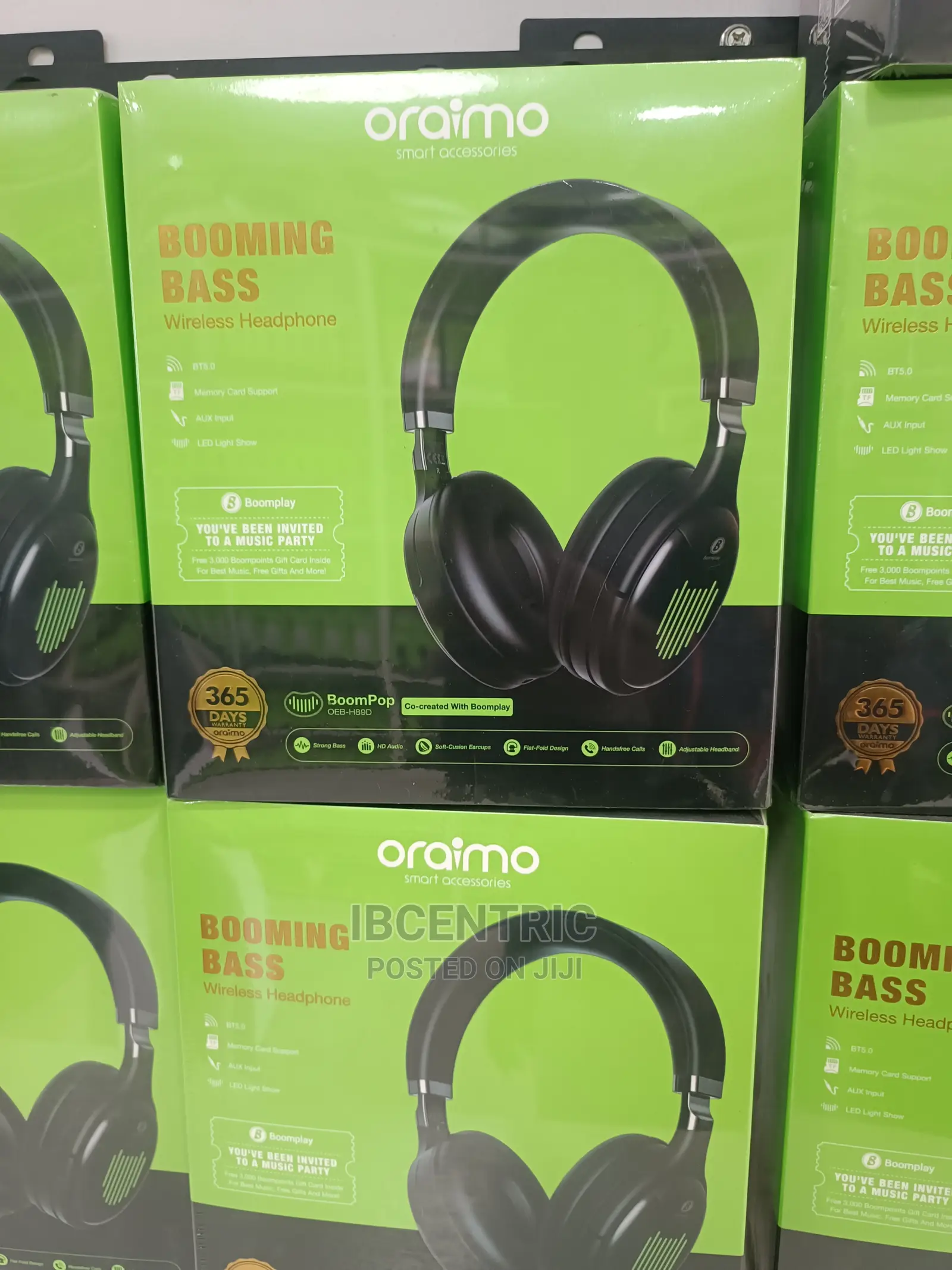 Oraimo Boompop Over-Ear Bluetooth Headset