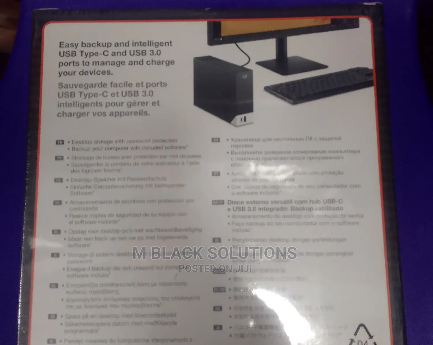 Seagate One Touch Hub 10tb Desktop External HDD