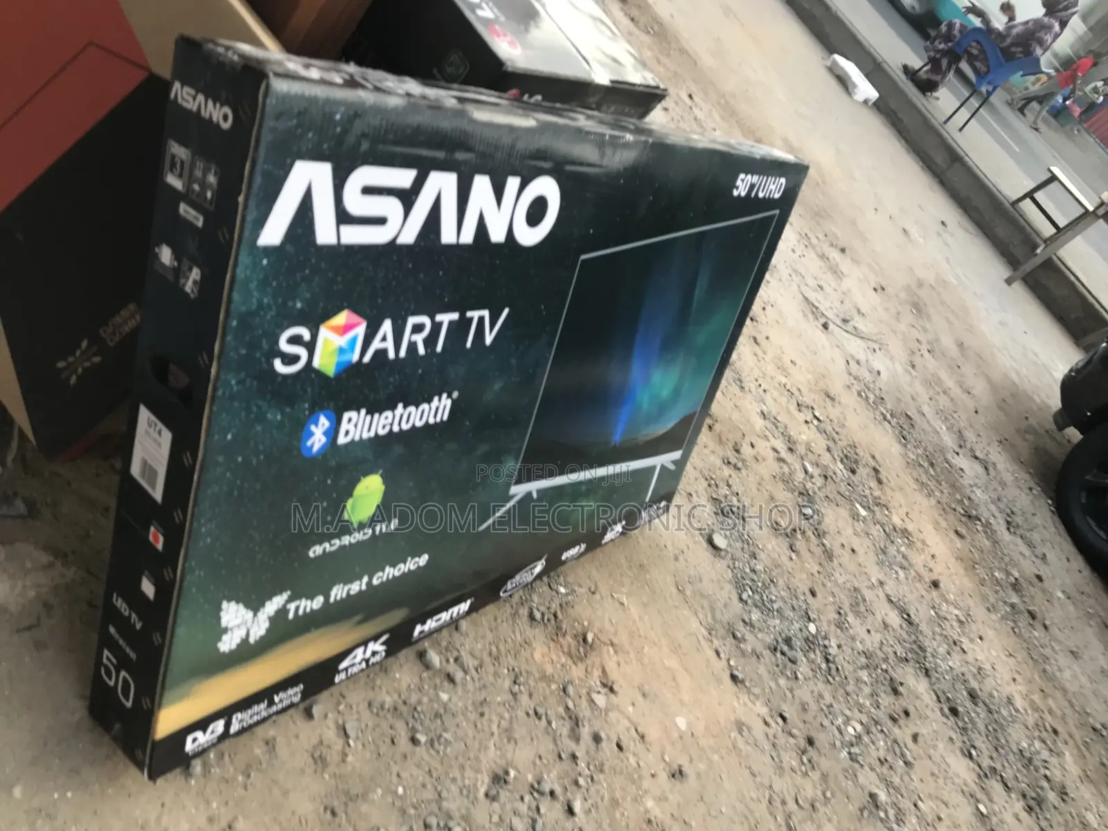 Affordable Asano 50′′ Ultra HD Smart LED TV – Black