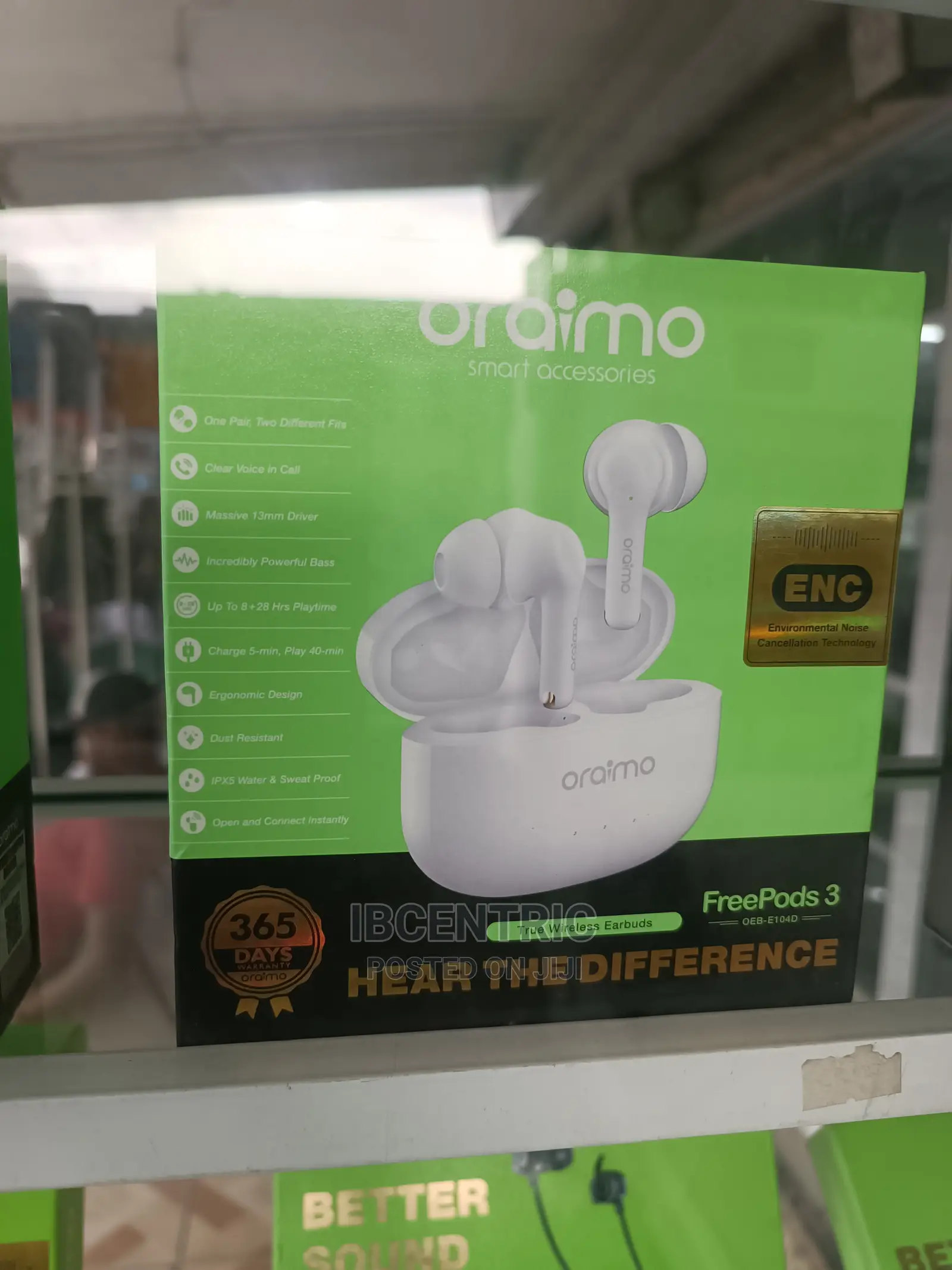 Oraimo Roll Dynamic Wireless Earbuds