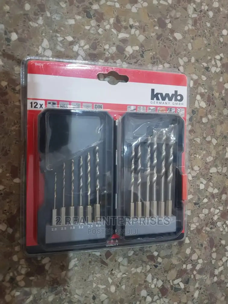 KWB Set of 12 Drill Bits for Metals