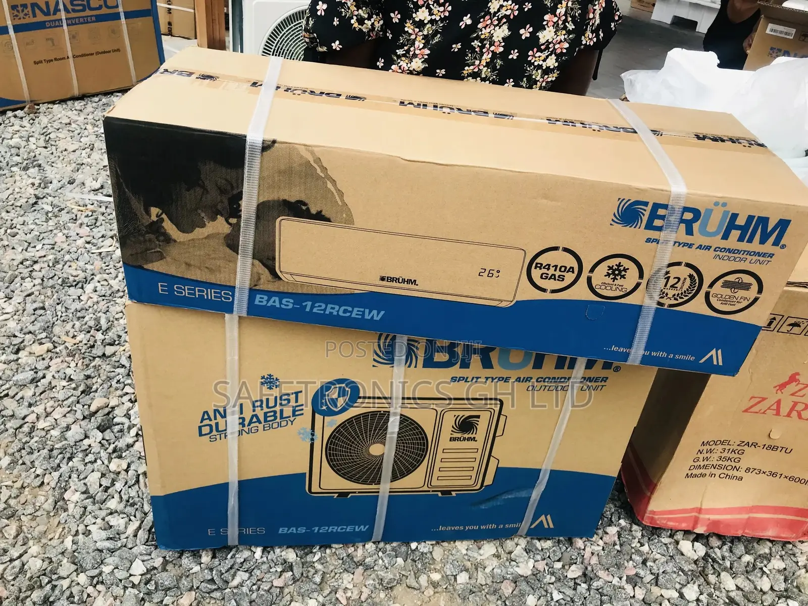 Bruhm 2.0hp Inverter Split AC BAS-18ICSW – R410 GAS